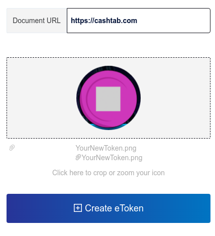 Cashtab now supports custom eToken icon creation!

Create your own eToken in seconds.

Cashtab.com 🚀🚀🚀

#eCash #cashtab #XEC $XEC
