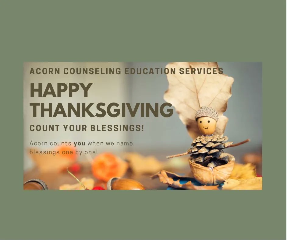 ChristyDGram's tweet photo. Acorn counts you as one of our blessings! https://t.co/CYHrvGmnpl