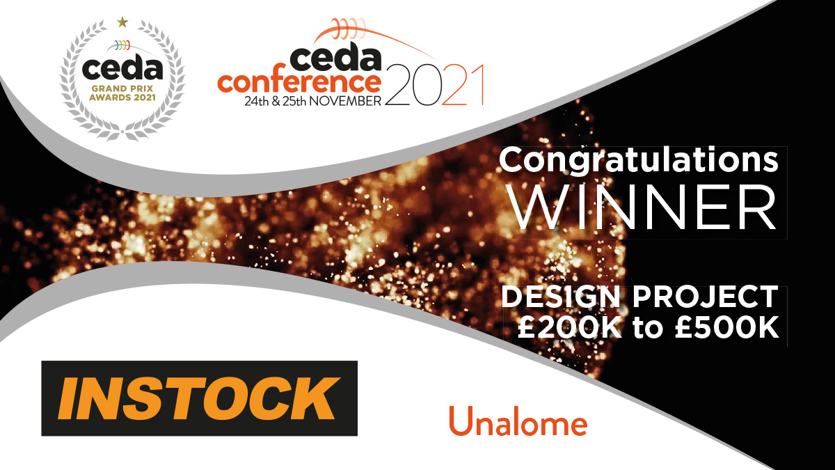 Congratulations to <a href="/InstockGroup/">怀化</a>!

Winners of the 'Design Project £200k-£500k' ceda Grand Prix Award for their project at Unalome.

#cedaConference2021