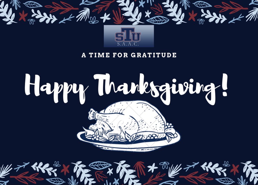 Our Bobcat student athletes want to wish you a happy and safe Thanksgiving!💙🐾