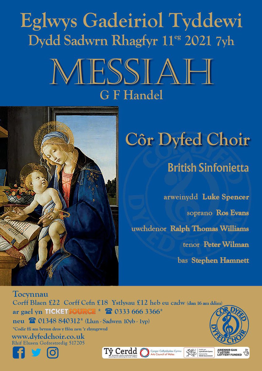 Excited for this one next month, singing with <a href="/CorDyfedChoir/">Côr Dyfed Choir</a> and <a href="/BSinfonietta/">British Sinfonietta</a> down <a href="/StDavidsCath/">St Davids Cathedral</a> 😀 do come and see me sing the beautiful alto solos!