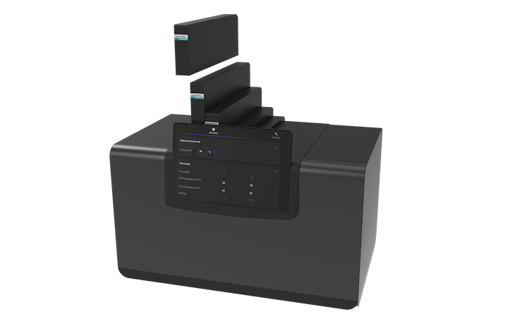 3dheals's tweet image. Berlin based @Quantica3D has introduced a 3D printing system capable of jetting and combining multiple ultra-high performance resins with voxel-level control at @formnext_expo. bit.ly/3xq0JQd #multimaterialprinting #polymerjetting #polymeric #formnext