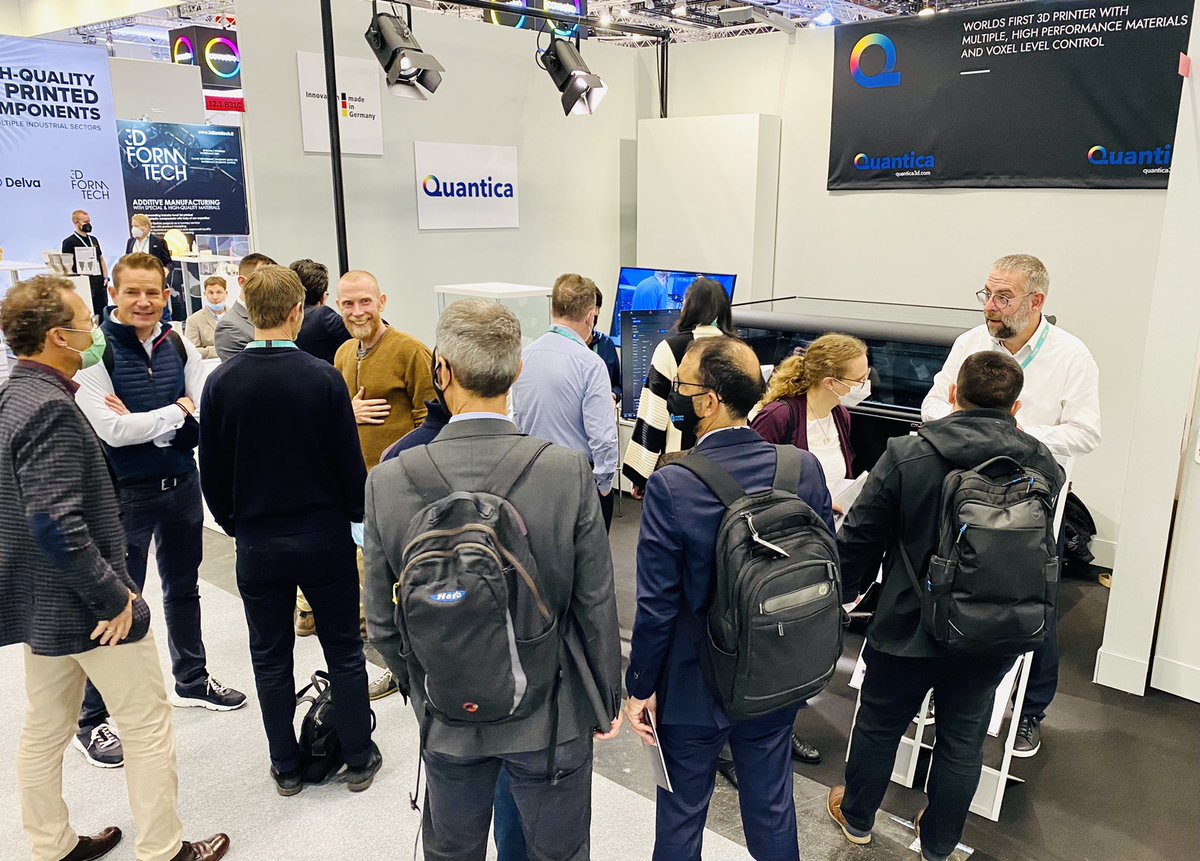 3dheals's tweet image. Berlin based @Quantica3D has introduced a 3D printing system capable of jetting and combining multiple ultra-high performance resins with voxel-level control at @formnext_expo. bit.ly/3xq0JQd #multimaterialprinting #polymerjetting #polymeric #formnext