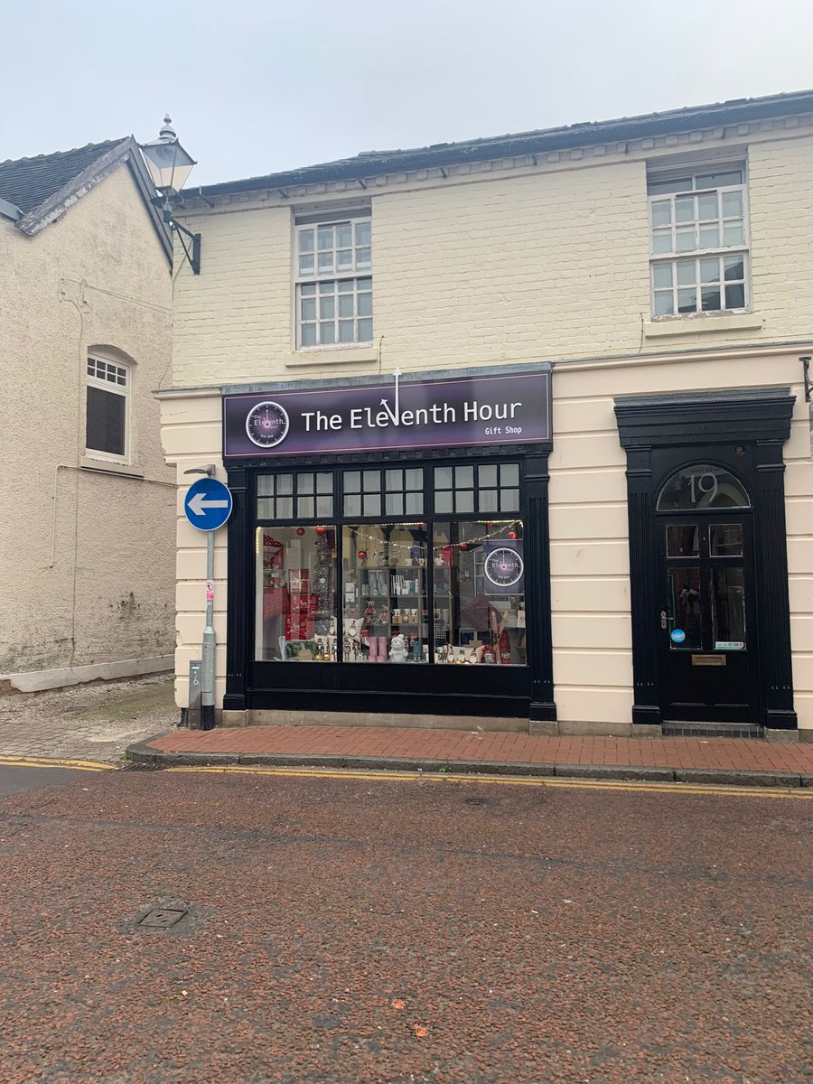 The new shop sign is up. Come see us 19 Pillory Street Nantwich