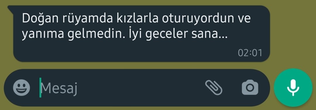 Benim mesai başladı