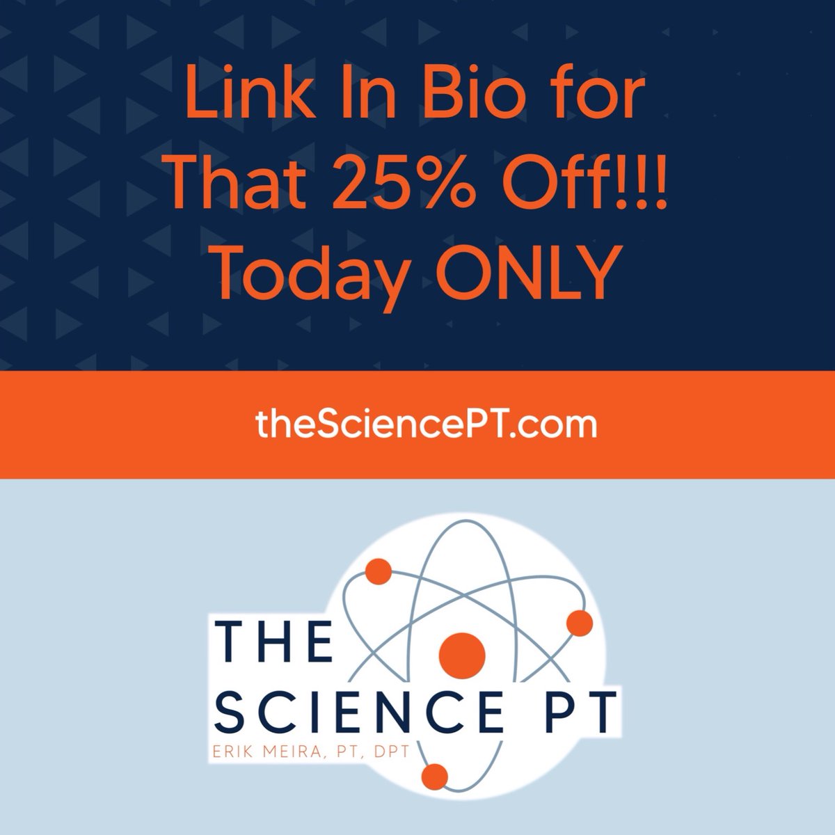 erikMeira's tweet image. Surprise!
Everything on my website is
25% off TODAY ONLY!!!
That includes all of my online courses AND all of my in-person courses (2022 courses get additional early bird discount)
courses.thesciencept.com/courses/