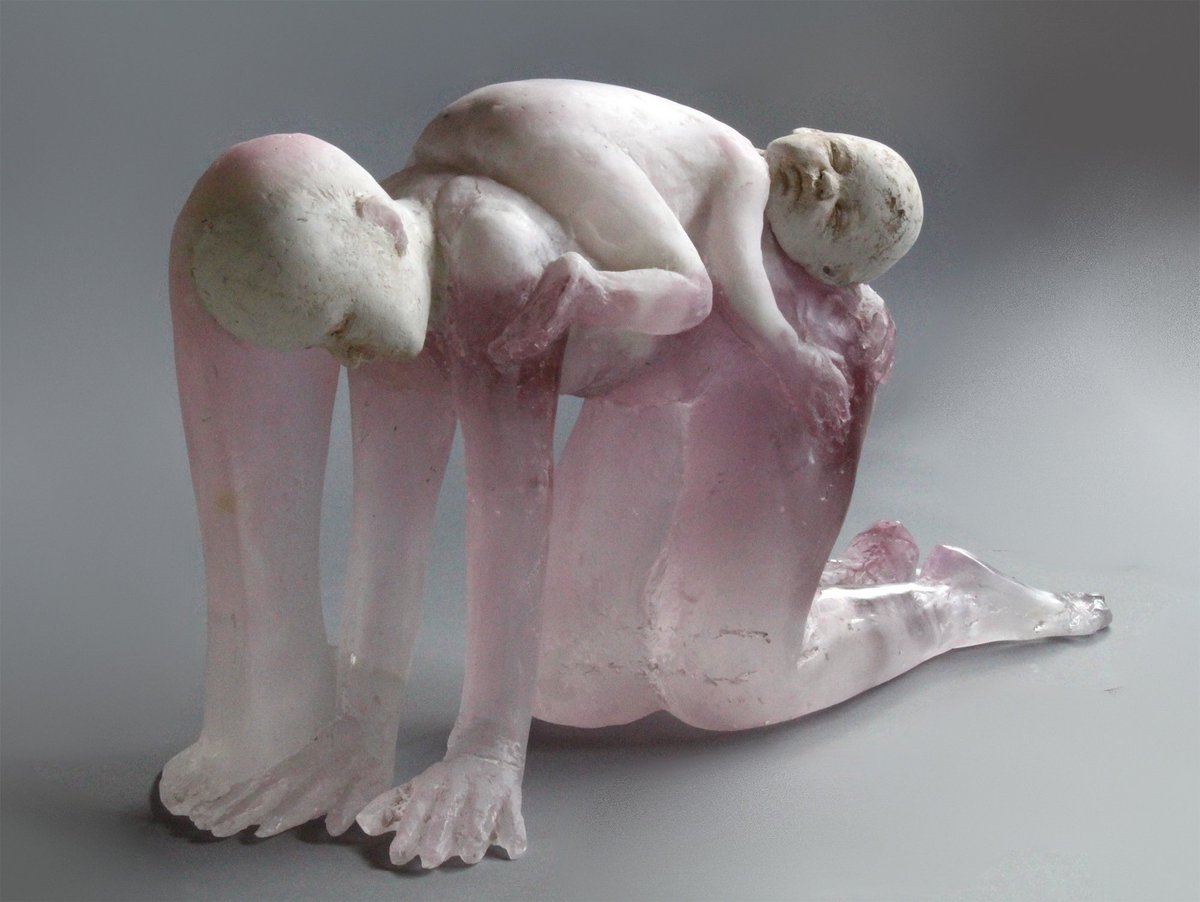glass + clay sculptures by christina bothwell