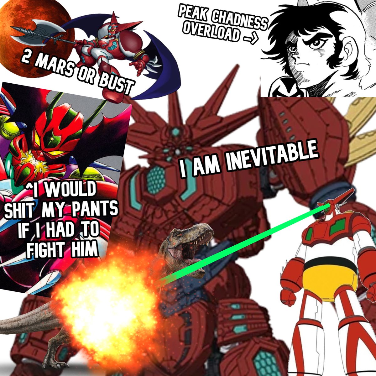 Blstr_CLi's tweet image. This is my basic understanding of the Getter Robo universe so far
