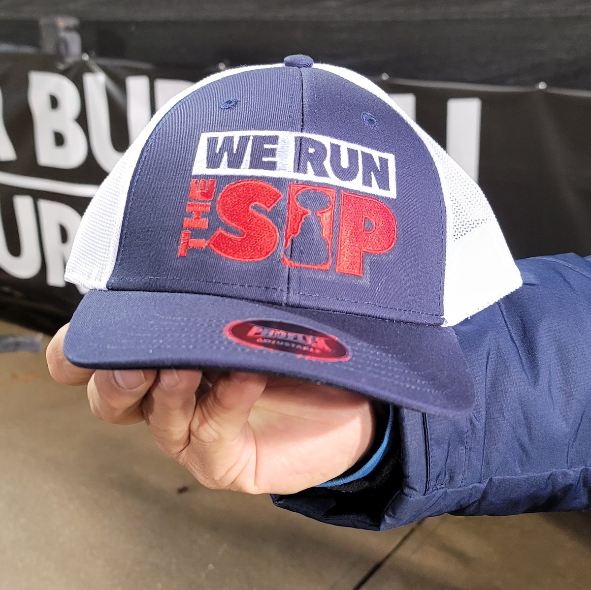 Marcus__Hunter's tweet photo. These are the hats the Ole Miss football team got after the game. Don't let Lane Kiffin fool you into thinking it's all love and happiness in the Egg Bowl. https://t.co/hlDzUnuE0I