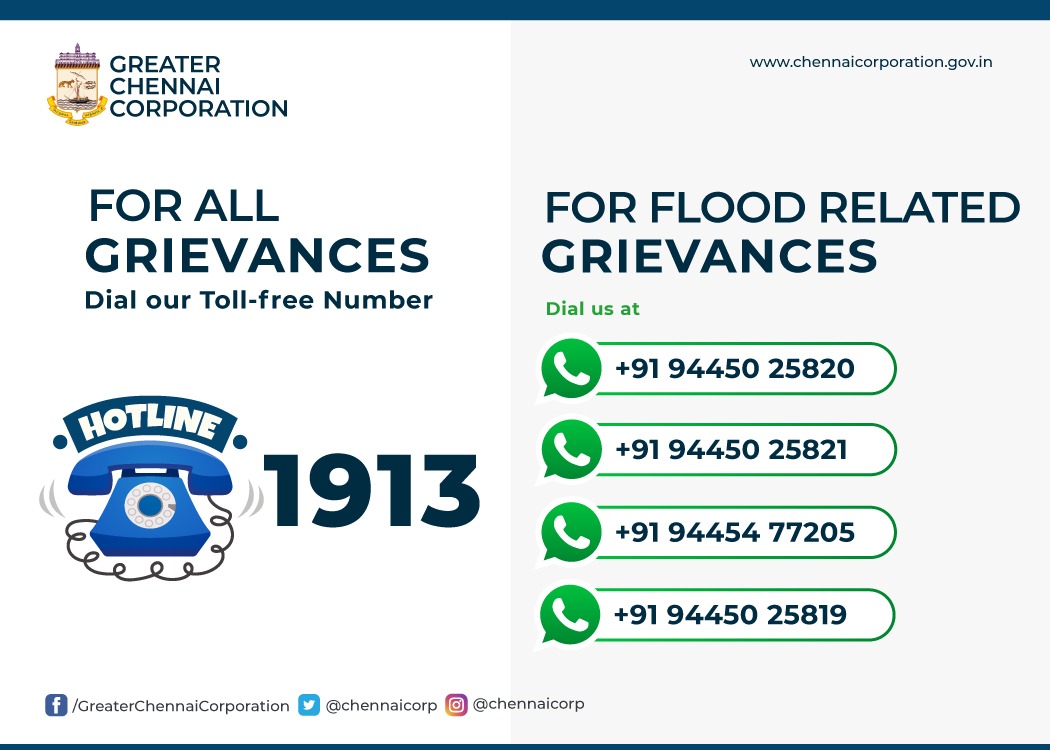Greater Chennai Corporation tweet media