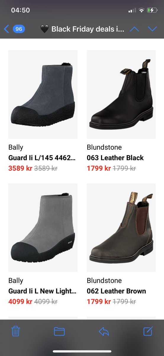 AnnaBjorks's tweet photo. Här fick de verkligen till generösa rabatter på skor! 😅 #blackfriday https://t.co/KuIZYJXTp9
