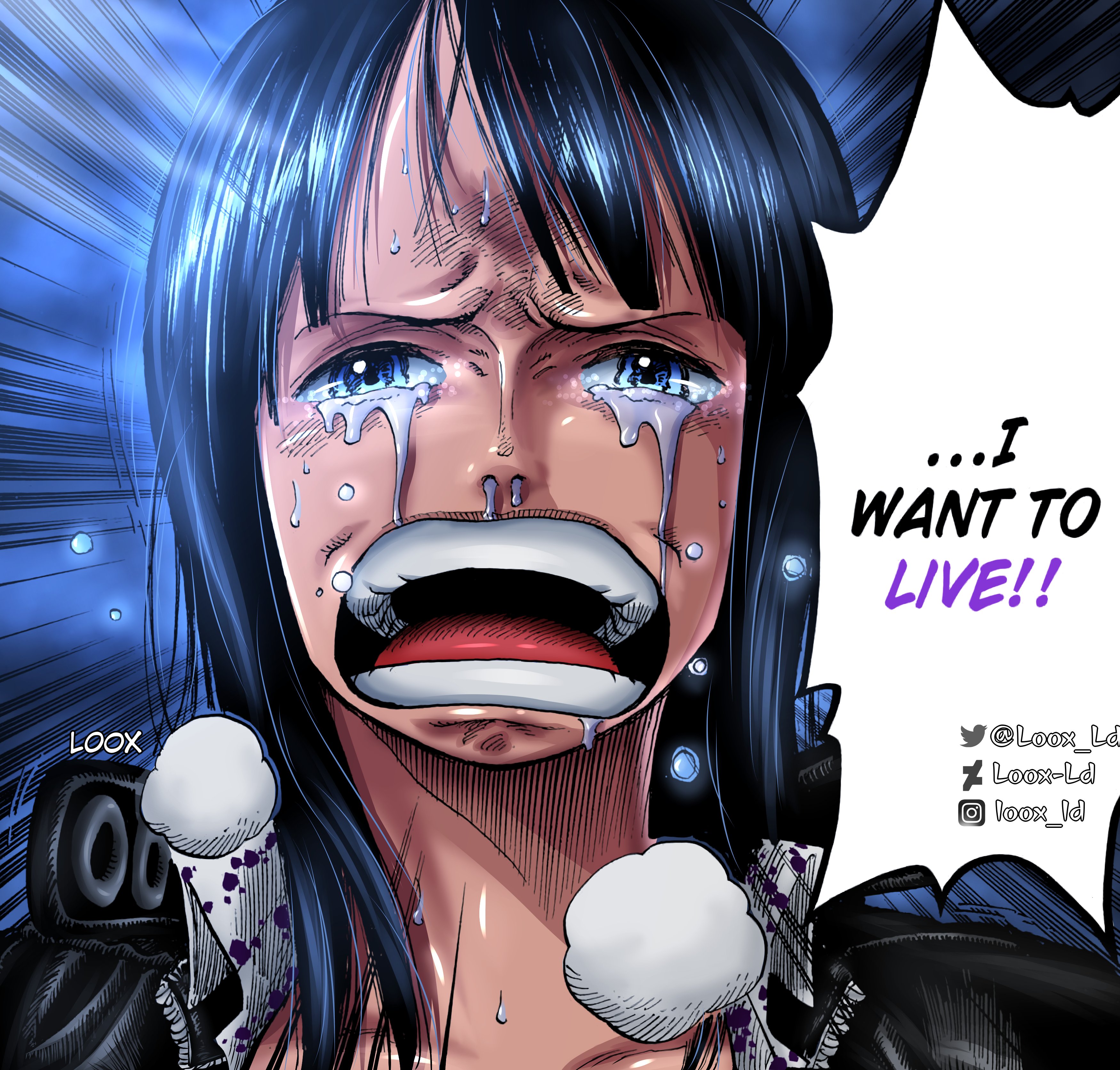 Loox Commissions Open I Want To Live One Piece 398 Hope You Like It 3 A Coloring Of One Of My Favorite Scenes From One Piece And Also For