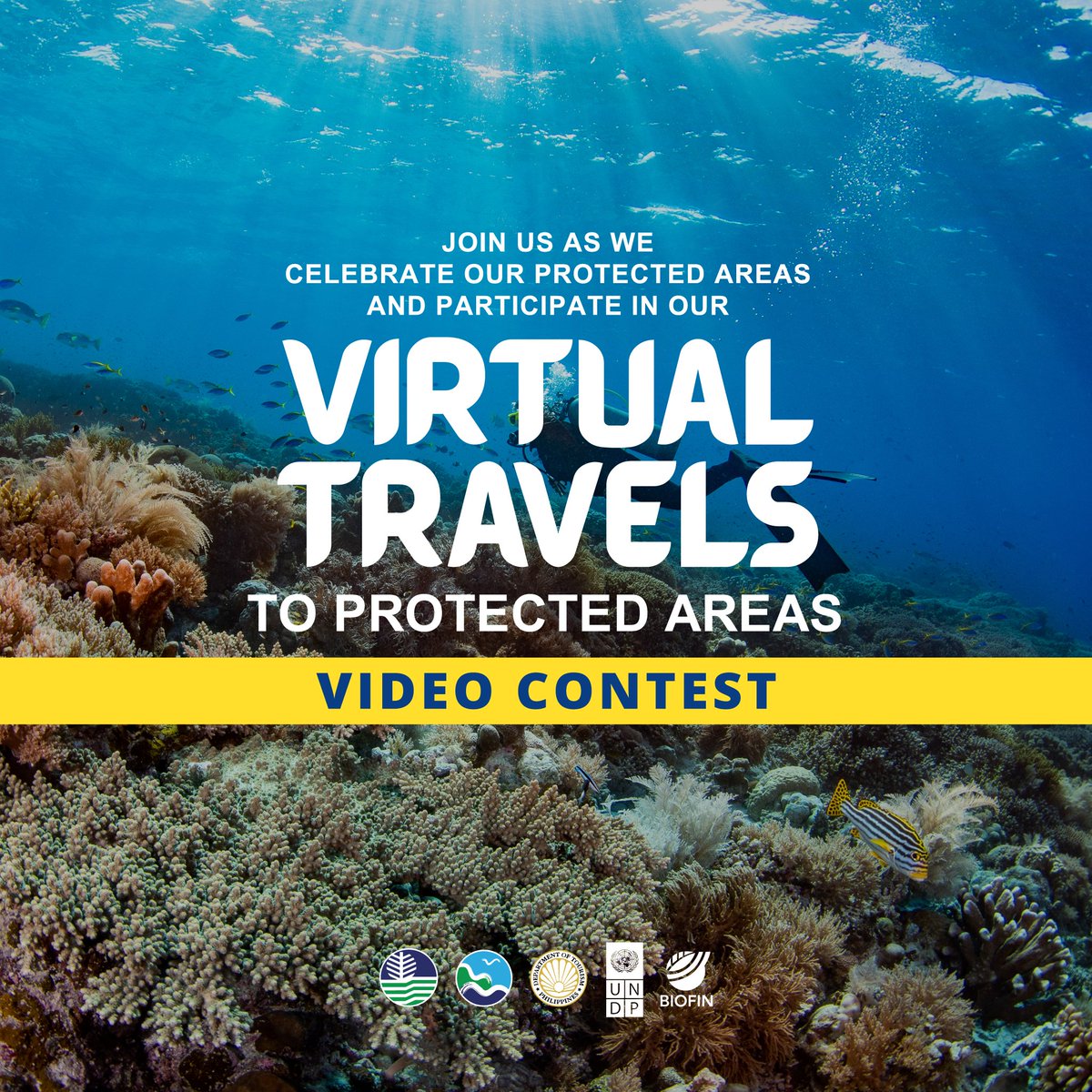 TourismPHL's tweet photo. #MoreFunAwaits in the Philippines if we can #SaveOurSpots. In partnership with n the @DENROfficial, join us in our mission and get a chance to win a trip for (2) to any of the six (6) featured Protected Areas in the Virtual Travels to Protected Areas video contest. https://t.co/I4WOiQ5Ct0
