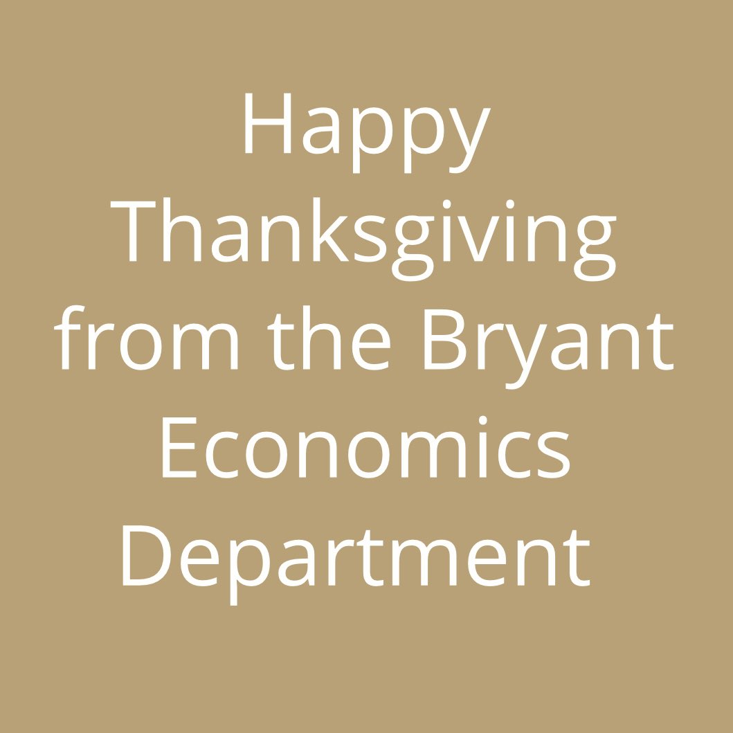 Bryant University Economics Department (@economicsbryant) on Twitter photo 