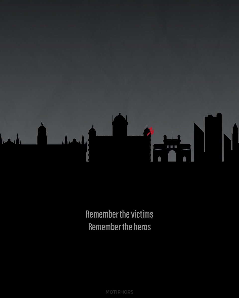motiphors's tweet photo. Paying tribute to those who lost their lives and celebrating the bravery of those who saved lives.
#26November #MumbaiTerrorAttacks https://t.co/5dZe9cFWZy