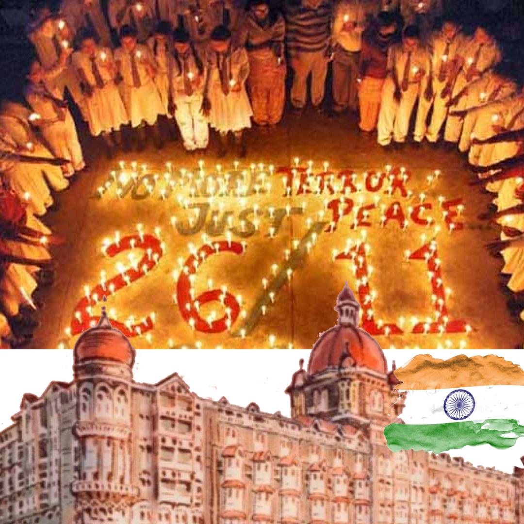 मुंबई, 26/11 के भीषण आतंकी हमले में शहीद हुए आम नागरिकों को विनम्र श्रद्धांजलि तथा माँ भारती के वीर सपूतों की शहादत को नमन।

जवानों का अदम्य साहस, शौर्य, और बलिदान भारतीय जनमानस की स्मृतियों में सदैव अमर रहेगा। #MumbaiTerrorAttack