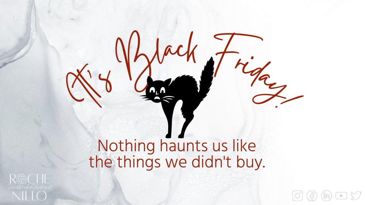 Rochenillo's tweet image. Right now, I’m like 78% caffeine and 22% shopping adrenaline. ☕️☕️

💸HAPPY BLACK FRIDAY!💸

#Roche #RocheNillo #RocheNilloServices  #RocheNilloSMM #RochenilloVA #BlackFriday2021 #EliteDaily

🖤❤️️🖤❤️️