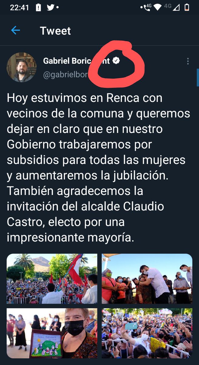 difamadores's tweet photo. El ícono de las cuenta verificadas,  cuando se usa el 'modo noche clara', es de color blanco. https://t.co/5djnitADbS
