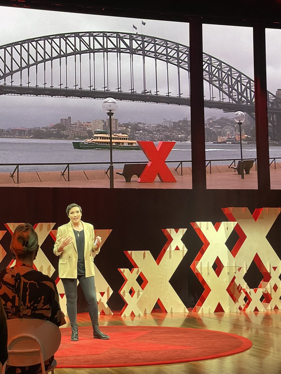 brittanyruppert's tweet photo. At #TEDxSydney this morning hearing about thinking plants, the tactile internet, the world’s moral evolution and simple ideas to change the world of work from our @LinkedInAU #Changemakers. Feeling very happy to have in-person events back on the agenda - thank you @tedxsydney. https://t.co/Cd095fG6PG
