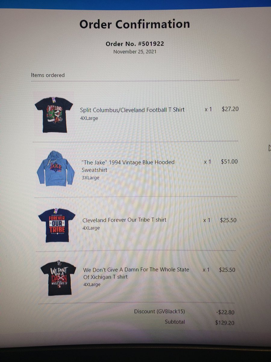 Matt_Bud6's tweet photo. Had to stay up and take advantage of the discount code. Shoutout to @GVartwork for always having π₯π₯π₯ stuff!!! #Cle4Life https://t.co/ey3ZxHMcmC