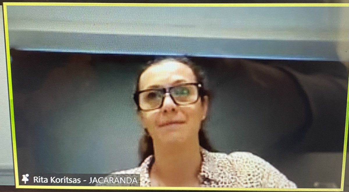 Rita from Jacaranda Industries at <a href="/GrowG21/">GrowG21</a> today.

Being part of GROW has strengthened their Social Procurement policies &amp; its inclusion in their tender process. They are focusing on inclusive employment opportunities &amp; awareness of diversity.
#GROWG21