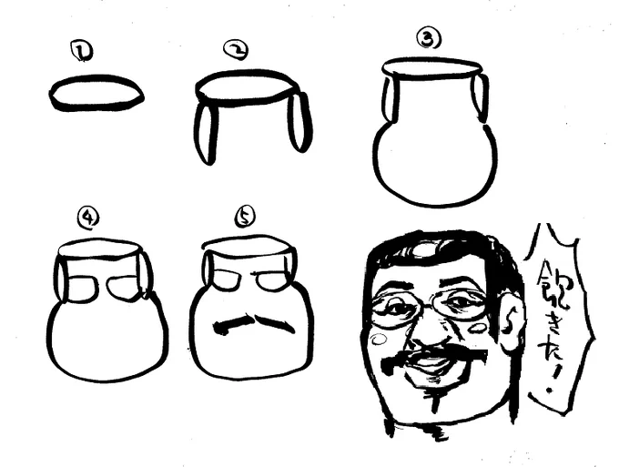 ほう 〇ワマンの描き方・・・ 