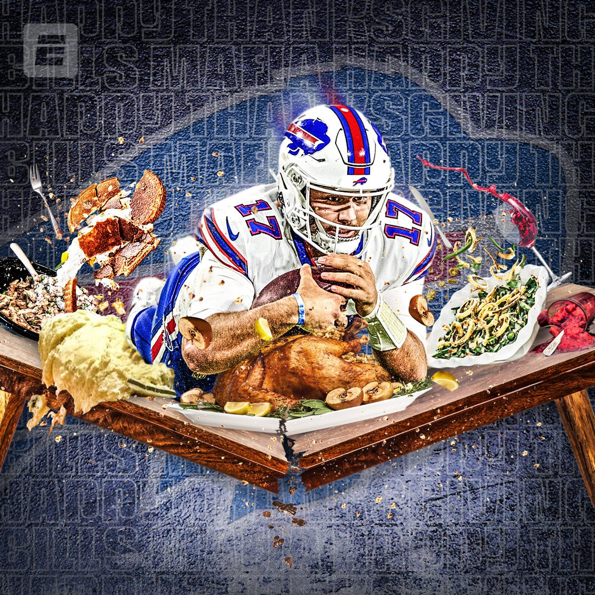 espn's tweet photo. BILLS MAFIA!!

Buffalo caps off Thanksgiving with a win in NOLA 👏 https://t.co/2QZae6Waul