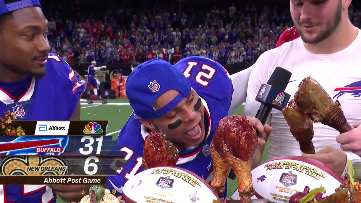 buffalo bills play on thanksgiving