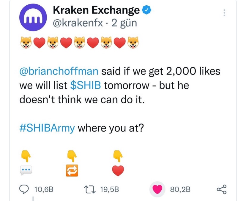 MDMel74's tweet photo. @krakenfx Shib Army still waiting for you to make good on your promise https://t.co/NbpAwGf59c