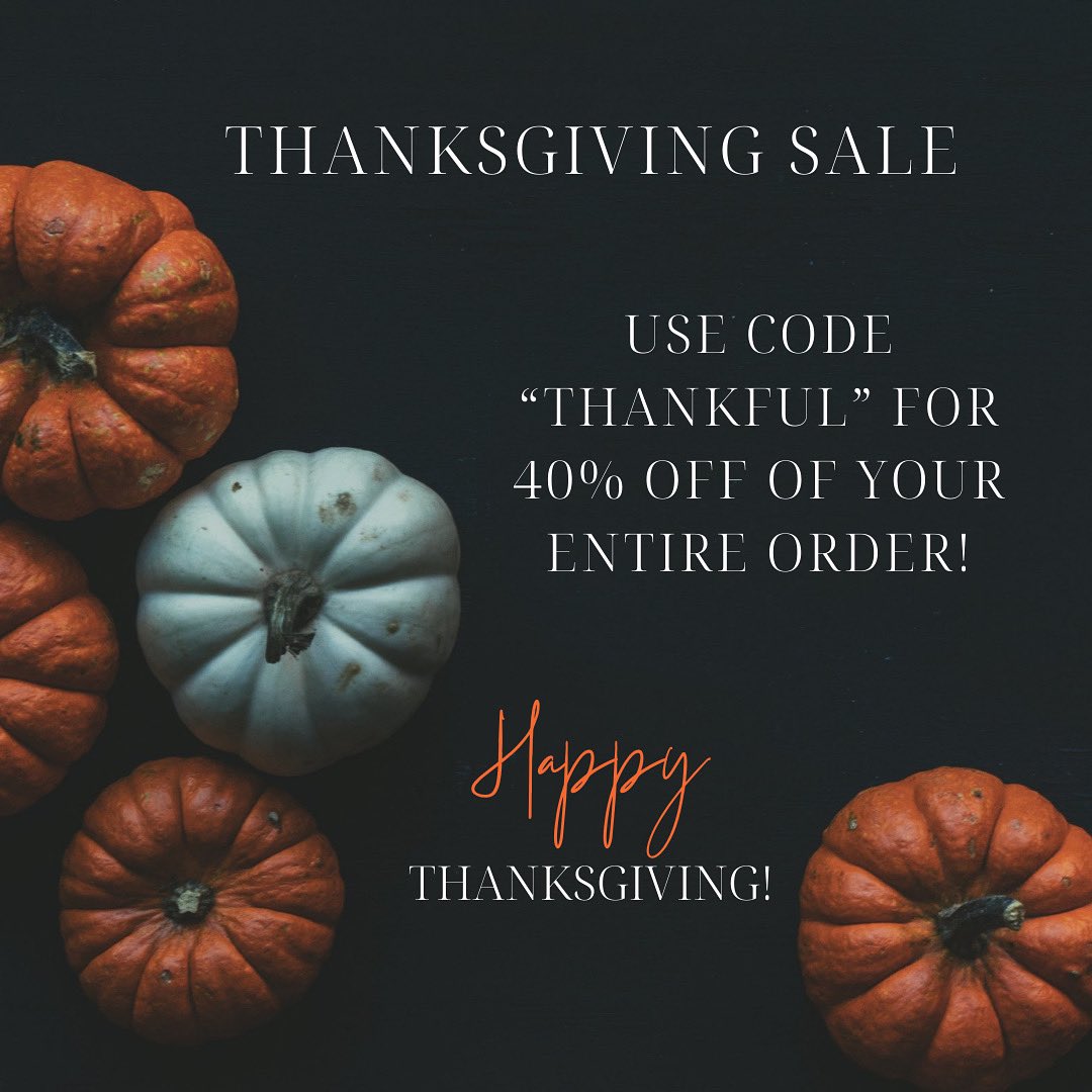 GaloreBoutique's tweet photo. It’s here, our Thanksgiving sale!!! Code is valid today AND tomorrow! 🦃 🛍https://t.co/fg43jd1W8G🛍 https://t.co/BgDYiAqLjN
