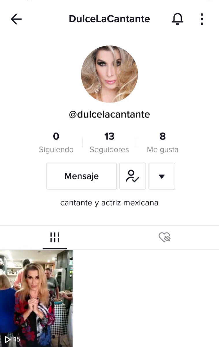 Ya me animé a abrir mi cuenta de #Tiktok amiguitos!

SÍGANME POR AHÍ... @dulcelacantante
vm.tiktok.com/ZM8Gon8ny/

LOS AMO! ❤️