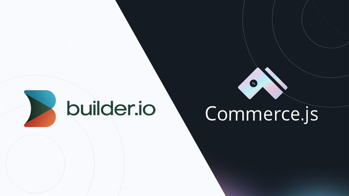 The <a href="/builderio/">Builder.io</a> integration lets you create content pages using Builder’s visual drag and drop UI alongside Commerce.js data!

commercejs.com/integrations#c…
