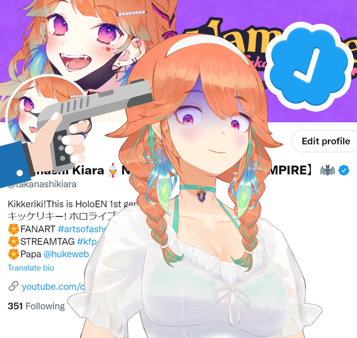 takanashikiara's tweet photo. H-Hello..!! 
Everyone, I got verified, yayyyy!!!🎉🎉🎉
Lovely Mr. Blue Bird thank you so much, I am very grateful!!! KF
P is honored to work with you...!

 ¡loɹʇuoɔ ǝʞɐʇ ʇou ʇsnɯ sǝuo ǝnlq ǝɥʇ
¡lǝǝuʞ ɹou dn ǝʌıƃ ʇou llıʍ dɟʞ
¡¡¡¡ʎɐpoʇ ɹǝʇɐl ƃuıʇǝǝɯ ʎɔuǝƃɹǝɯǝ https://t.co/d5A1cTpmx4