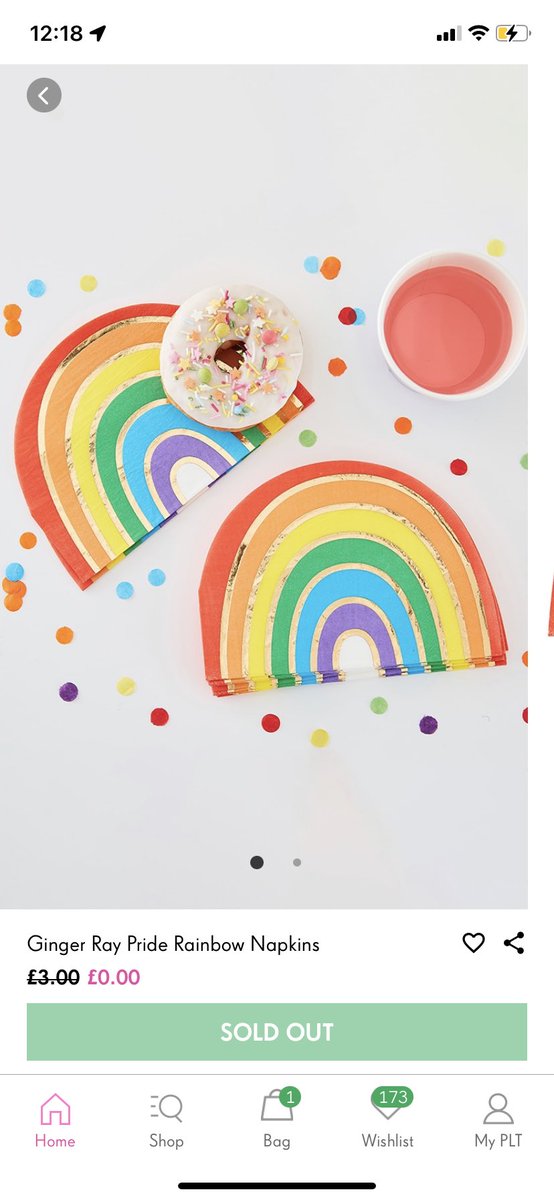 <a href="/OfficialPLT/">PrettyLittleThing</a> Even the napkins have sold out I literally give up