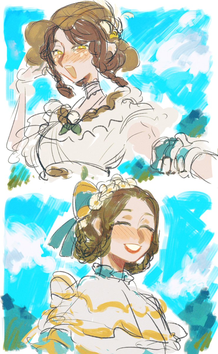KRMR_rkgk's tweet photo. Spring Will Come Again
 [エマエミrkgk/Emmaemi doodle] https://t.co/IHMQHQCMOF