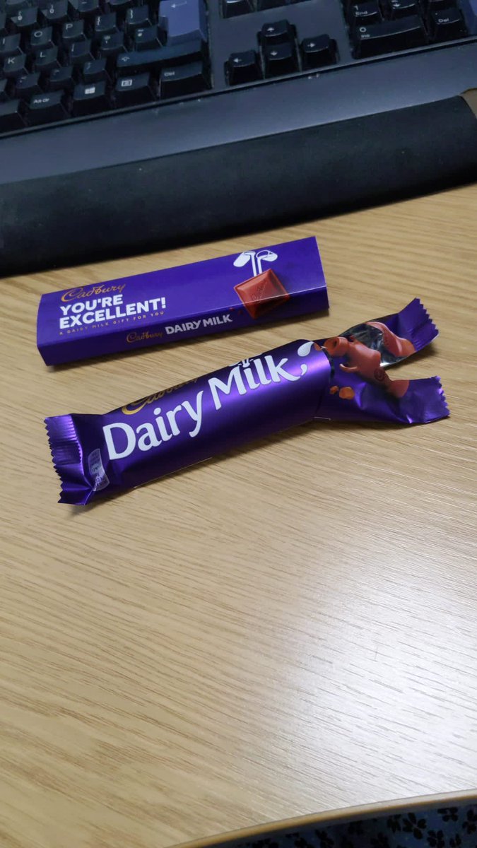 Sandy2Taylor's tweet photo. Love the chocolate bars we gave to staff for our excellence awards! Great to personalise the bars with our own message…@CadburyUK #nhs #events #thursdayvibes https://t.co/X2fTeNlPj5