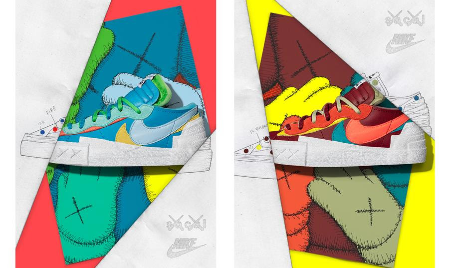 SOLELINKS's tweet photo. 📝 KAWS x sacai x Nike Blazer Low dropping tomorrow (11/26) at 9am PT/12pm ET => https://t.co/SLWWEiJiAK https://t.co/FuX8rV9bam