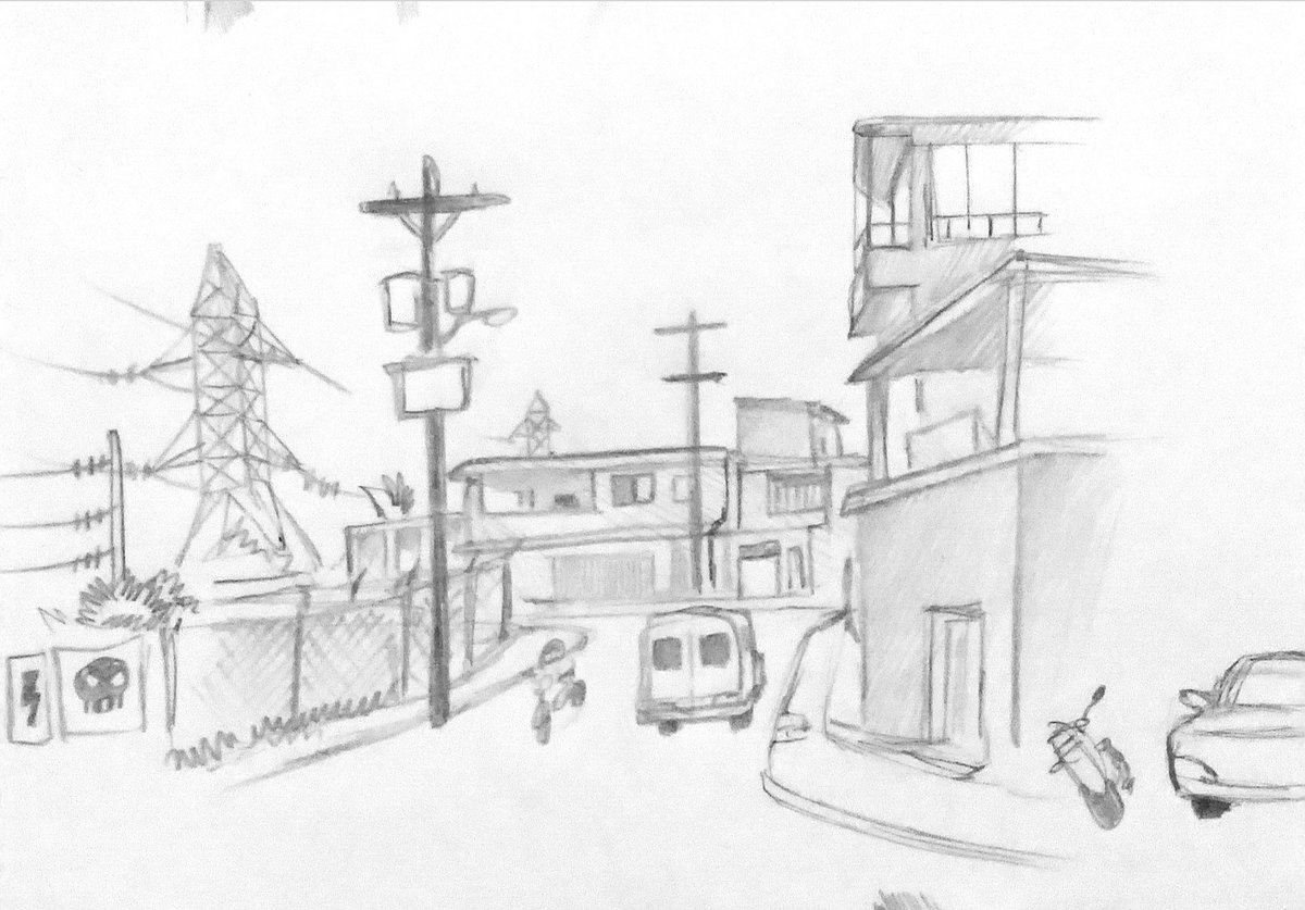 Hola, ya volví a casa
Solo hice esto ya que oscureció bastante rápido
Pero aún falta mi dibujo a color del día