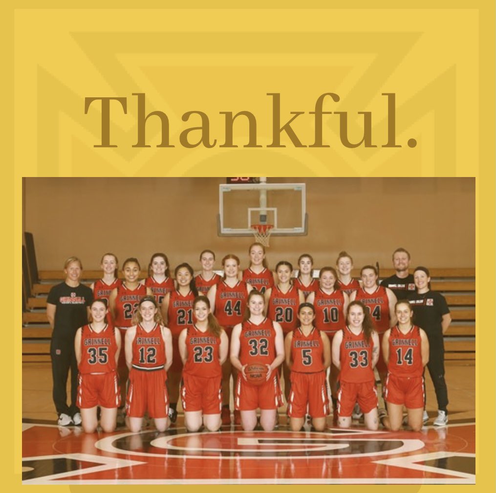 Thankful for the people we have in our program #gcwbb #basketballfamily