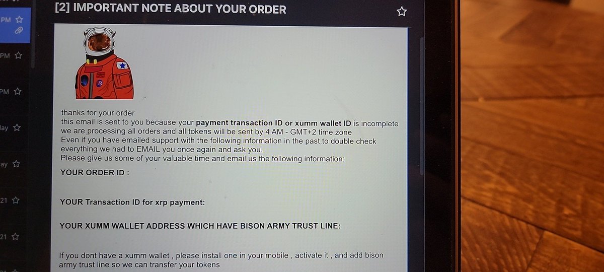 brandonrramos's tweet photo. @bison_army Received this email. Please advise. I already responded to the email. DM me if possible. Thank you. https://t.co/yA4wskVhrf