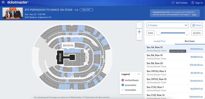 Ticketmaster releases tickets for BTS “PERMISSION TO DANCE