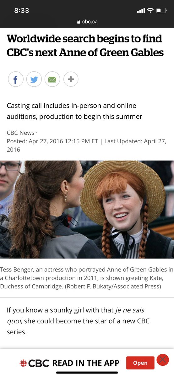 aovnlea's tweet photo. omg this old article before they had our anne!! #TwoYearsWithoutAnne https://t.co/xuAdZLjBhZ
