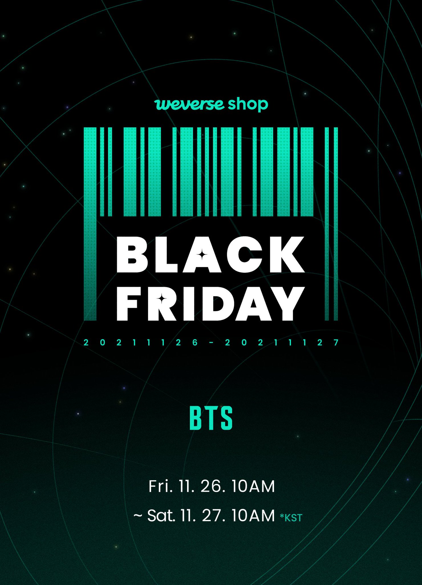 Weverse Shop on Twitter "🏴Black Friday With BTS💜 今から24時間限定！ Weverse