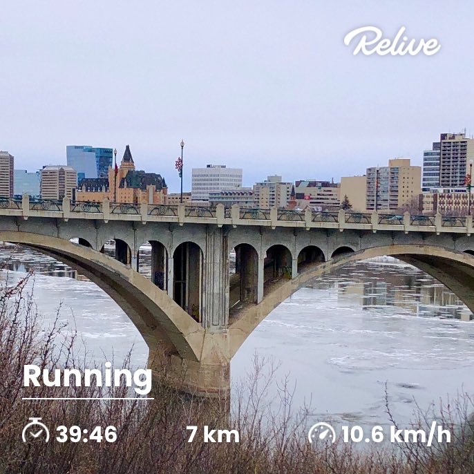 Check out Meewasin Run on <a href="/relivecc/">Relive</a>! #GetOutThere #Relivechallenges