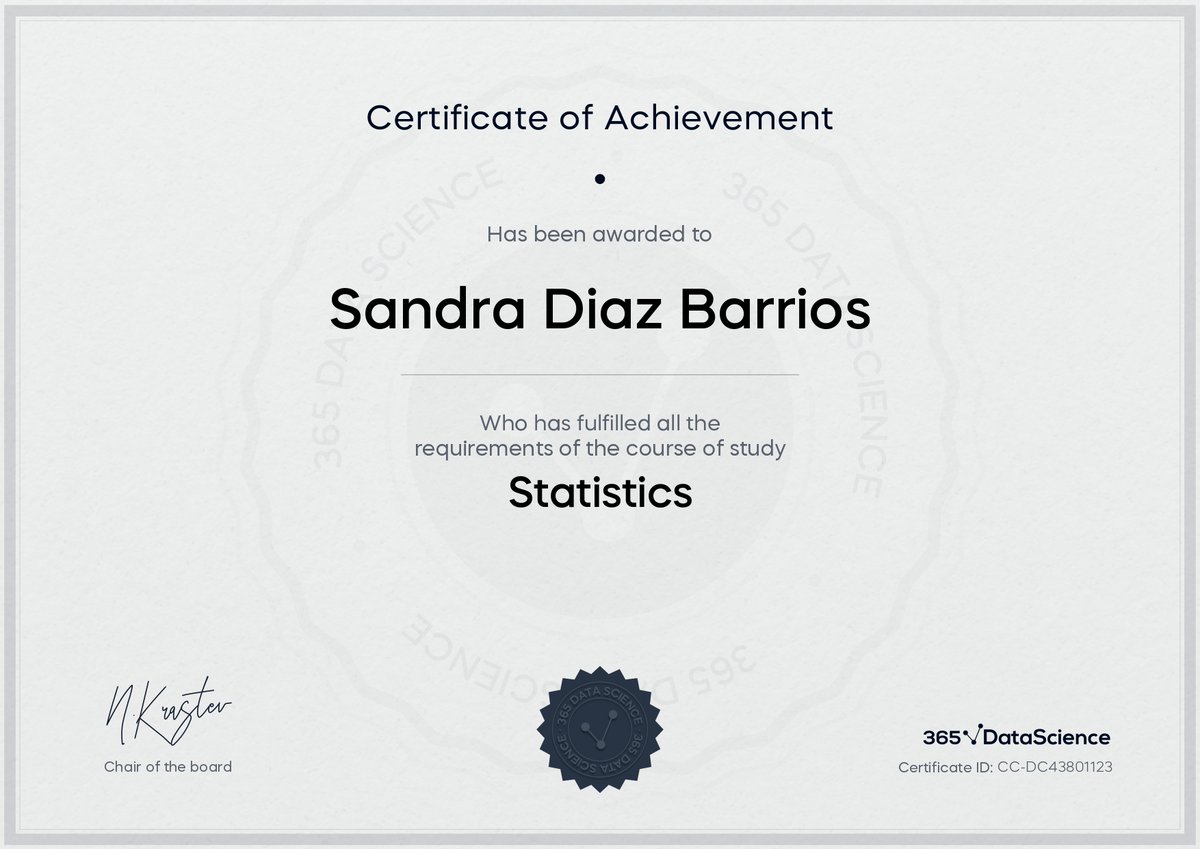 SandraDiazB's tweet image. Statistics! #365DataScience 

learn.365datascience.com/c/8667ed1a66/