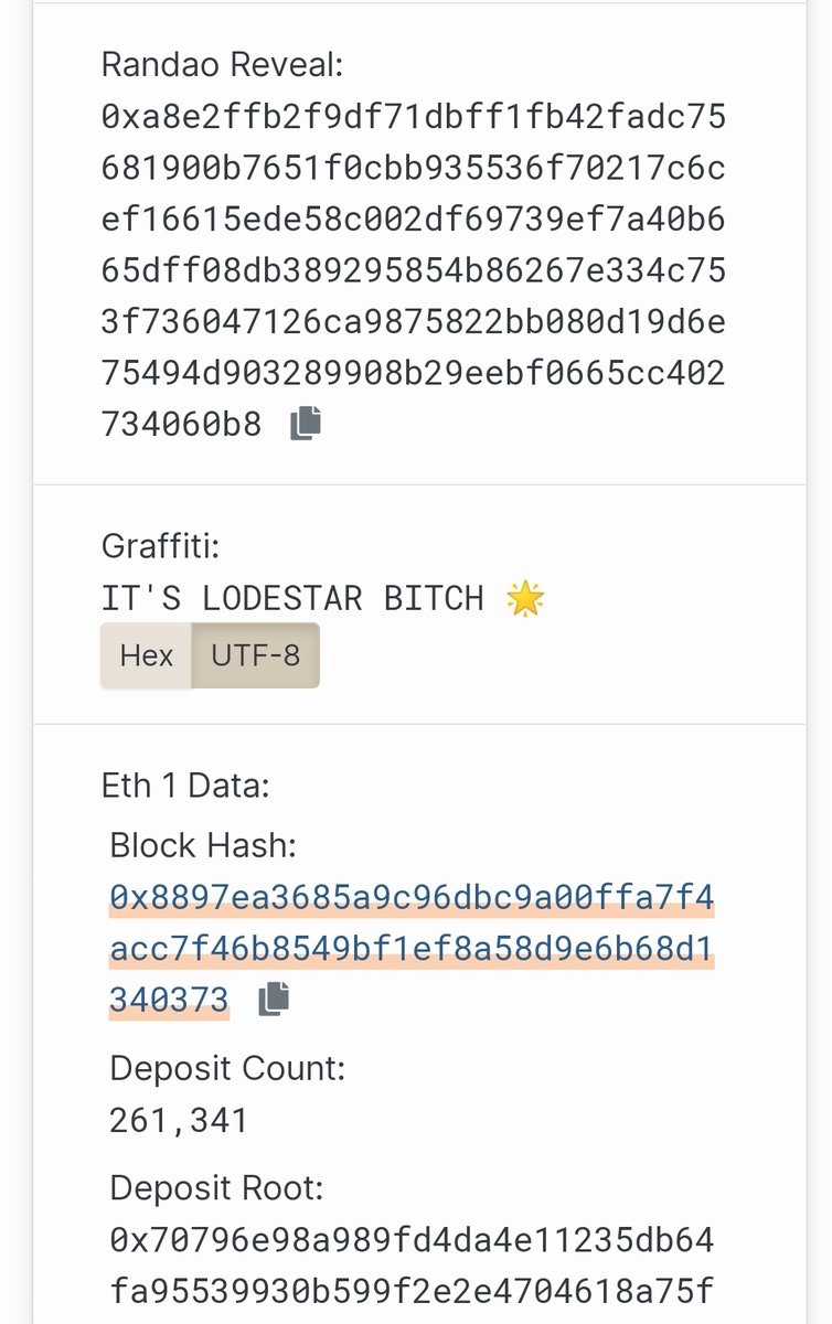 Lion โ dapplion .eth (@dapplion) on Twitter photo Lodestar proposed its first mainnet block!!! ๐๐ฅ๐ฅฒ๐
It's also thanks giving so.. THANK YOU <a href="/gregthegreek/">GregTheGreek.eth</a> <a href="/caymannan/">Cayman Nava</a> <a href="/philngo_/">Phil Ngo</a> @tuyenvyu <a href="/Gajpower/">G</a> <a href="/protolambda/">proto.eth</a> <a href="/dannyryan/">dannyryan</a> <a href="/VitalikButerin/">vitalik.eth</a> <a href="/parithosh_j/">parithosh | ๐ผ๐๐๐ผ</a> and many more ๐ to many more milestones and successes Lodestar proposed its first mainnet block!!! ๐๐ฅ๐ฅฒ๐
It's also thanks giving so.. THANK YOU <a href="/gregthegreek/">GregTheGreek.eth</a> <a href="/caymannan/">Cayman Nava</a> <a href="/philngo_/">Phil Ngo</a> @tuyenvyu <a href="/Gajpower/">G</a> <a href="/protolambda/">proto.eth</a> <a href="/dannyryan/">dannyryan</a> <a href="/VitalikButerin/">vitalik.eth</a> <a href="/parithosh_j/">parithosh | ๐ผ๐๐๐ผ</a> and many more ๐ to many more milestones and successes