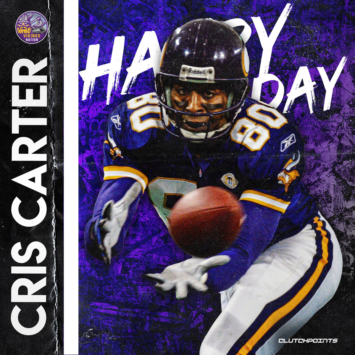 Join Vikings Nation in greeting Hall of Famer and 8x Pro Bowler, Cris Carter, a happy 56th birthday!  
