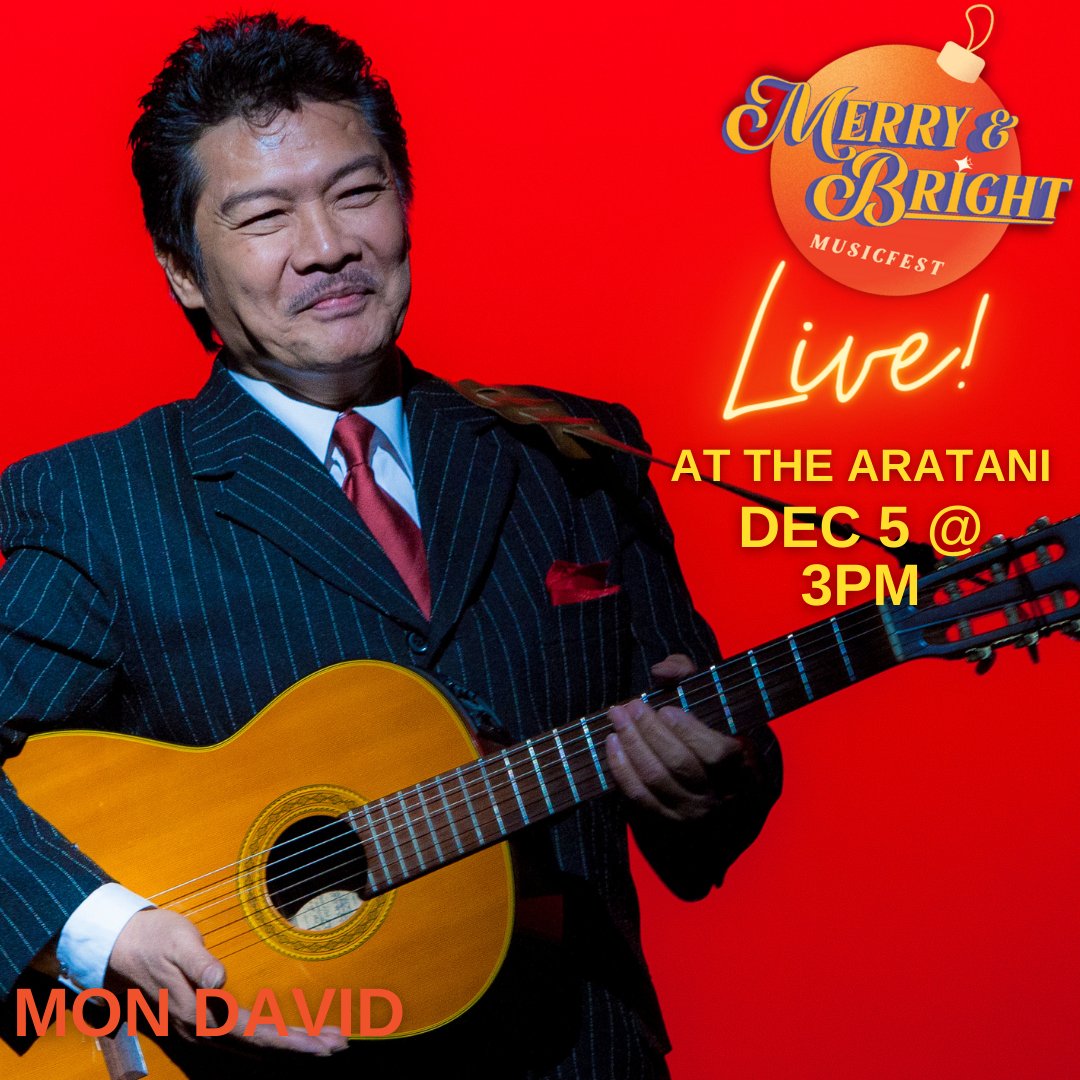annienep's tweet photo. Mon David at the Aratani on December 5 at 3pm but you can also enjoy via Livestream.
👇 👇 👇
https://t.co/TKSoimyfVo

#holidaymusic #holidayconcert #liveband #merryandbright #merrychristmas #christmasconcert
#concert https://t.co/OECThGxO7J