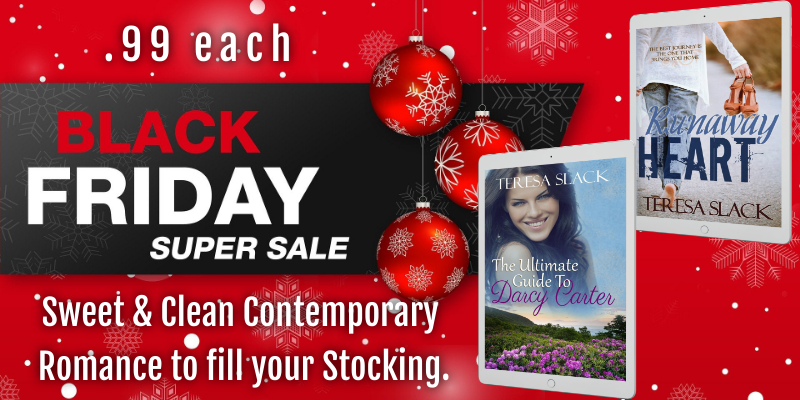 teresaslack's tweet photo. Black Friday Special on two Sweet Contemporary Romances - [Campaign URL] Take a break from leftovers &amp; dishes with a little bit of fun &amp; happily-ever-after.* https://t.co/OTu1AOlGio