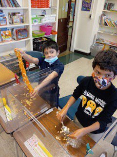 BPSSpecialSrvs's tweet photo. Miss. McAloons third and fourth grade class @DonohoeSchool made pumpkin slime while discussing the different parts of a pumpkin and different foods that contains pumpkin. Some of us were nervous to touch, but we did it!! #pumpkinslime https://t.co/XhjilH5ET3
